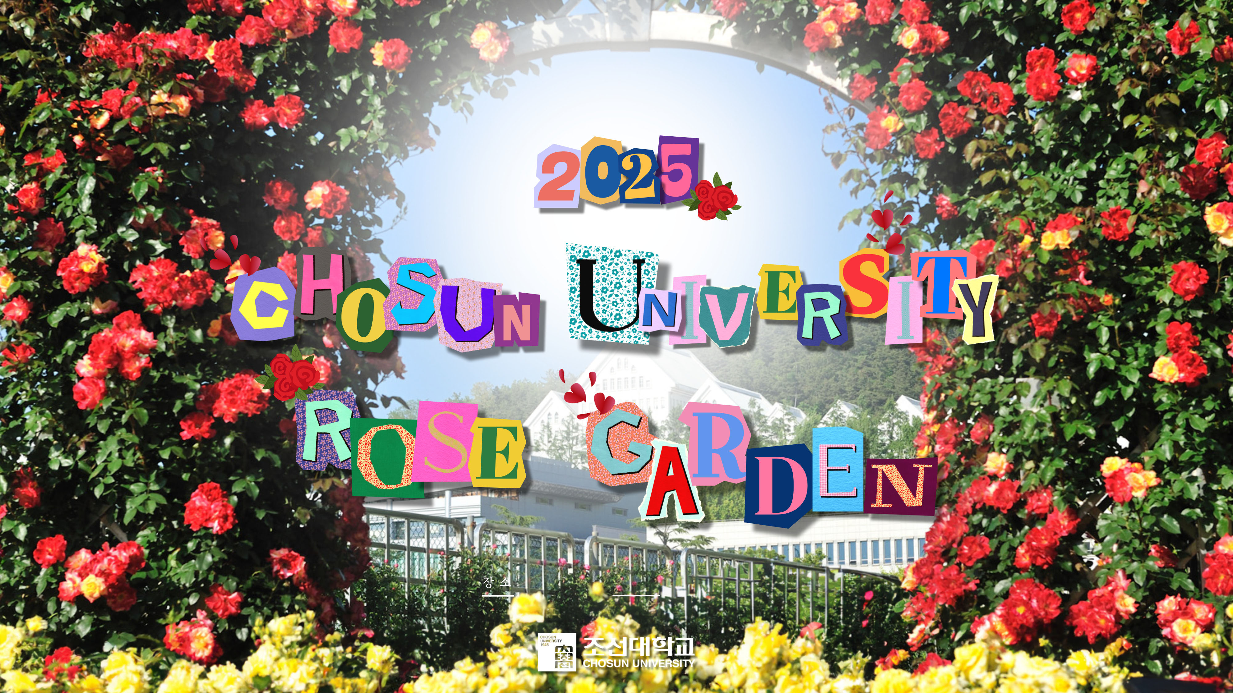 2025 조선대학교 장미원 (Rose Garden) 대표이미지